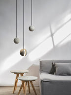 Moon Concrete Ceiling light fitting Pendant Lamp
