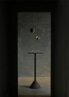 Moon Concrete Ceiling light fitting Pendant Lamp