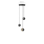 Moon Concrete Ceiling light fitting Pendant Lamp