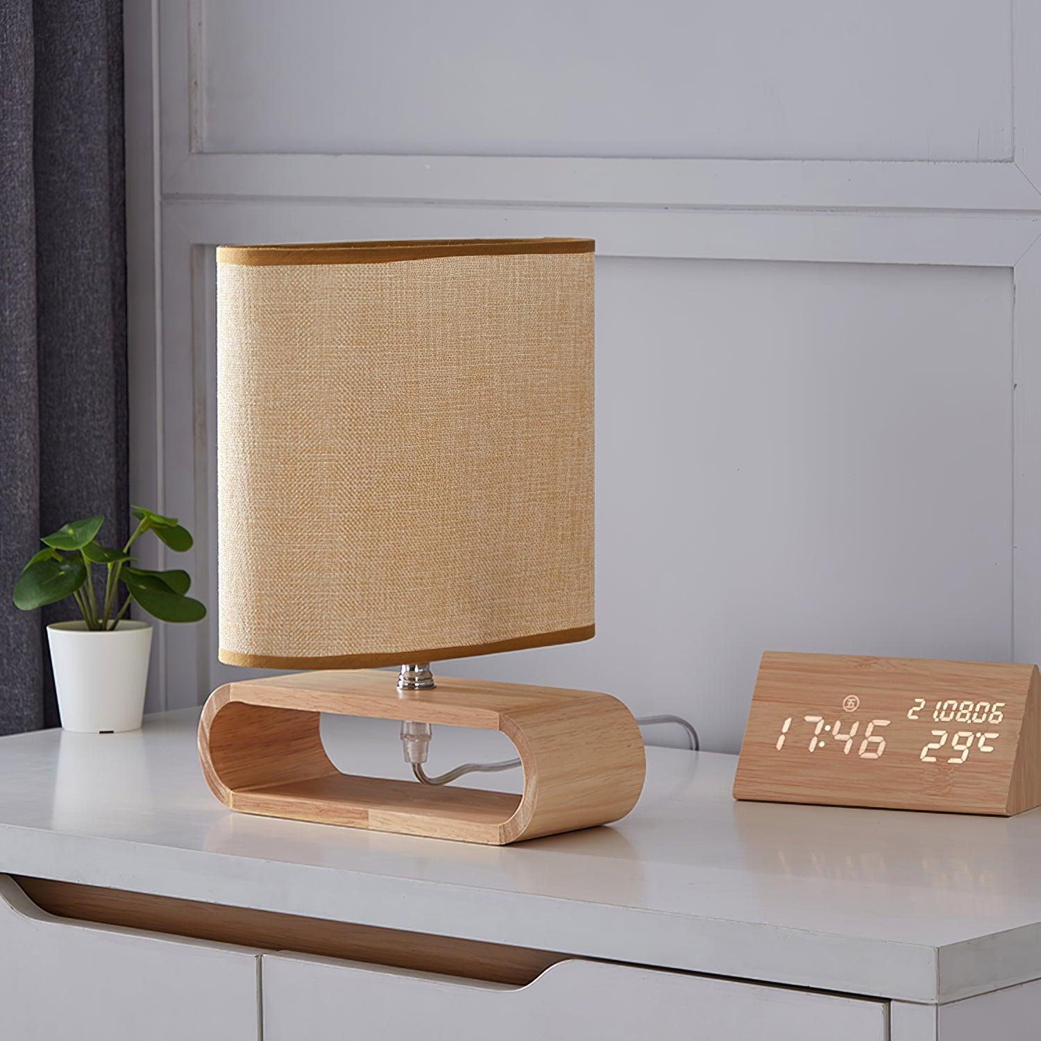 Moti Wood Accent lamp Table Lamp