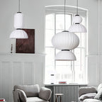 Mulberry Silk Lantern Droplight Pendant Light