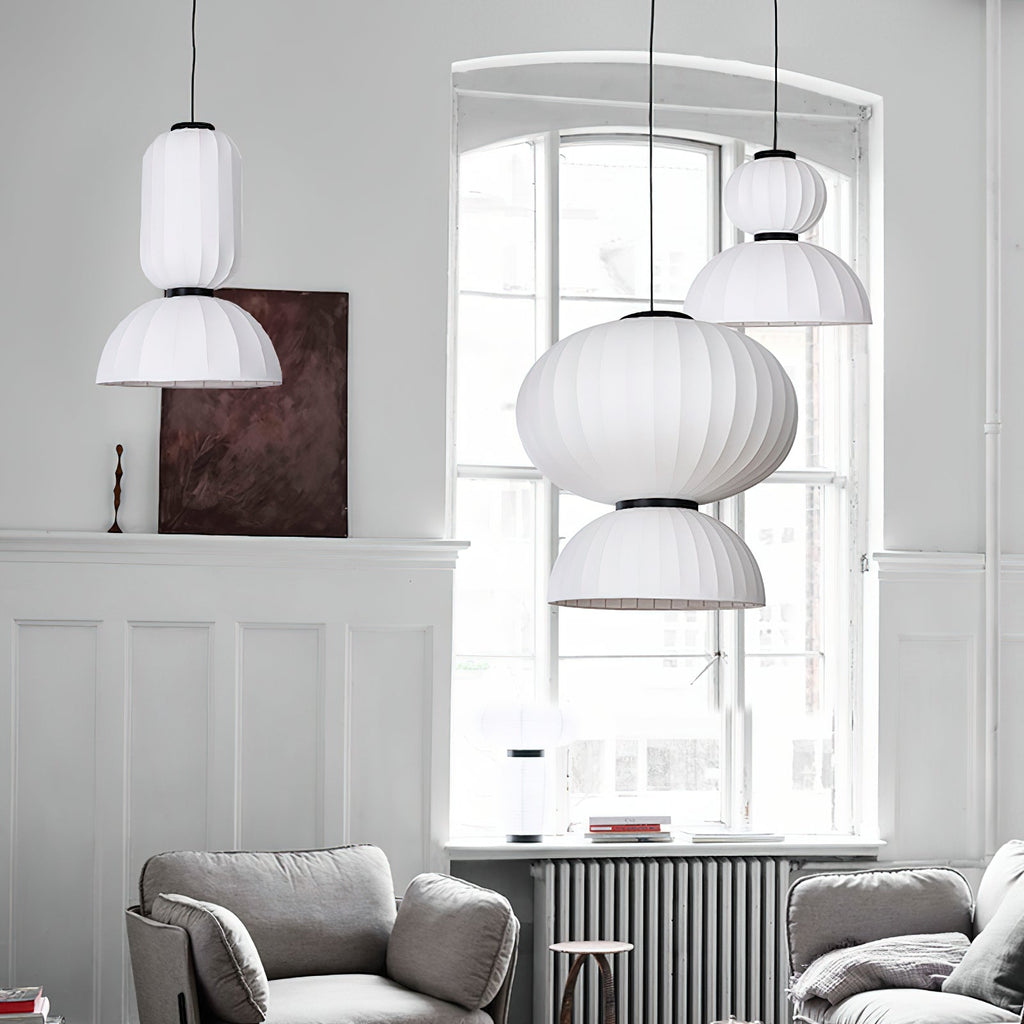 Mulberry Silk Lantern Droplight Pendant Light