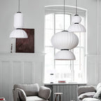 Mulberry Silk Lantern Droplight Pendant Light