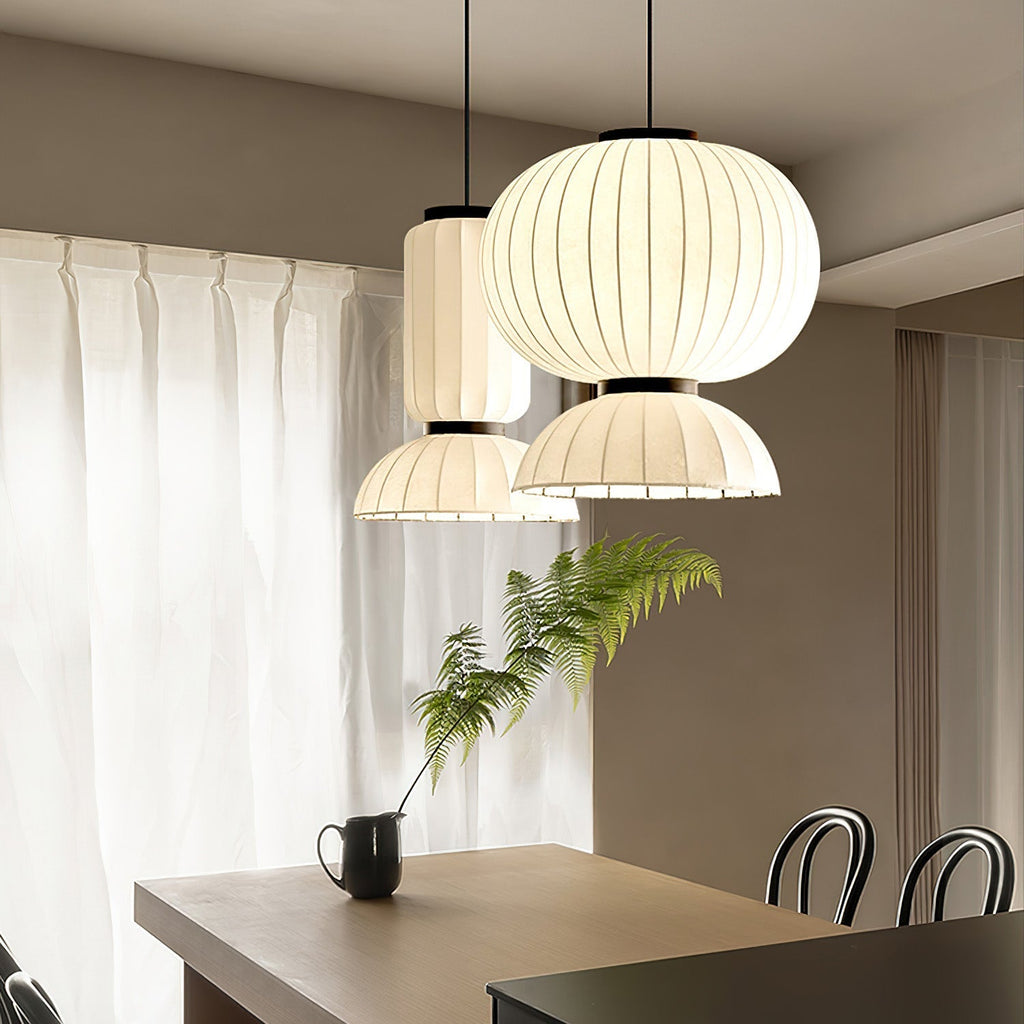 Mulberry Silk Lantern Droplight Pendant Light