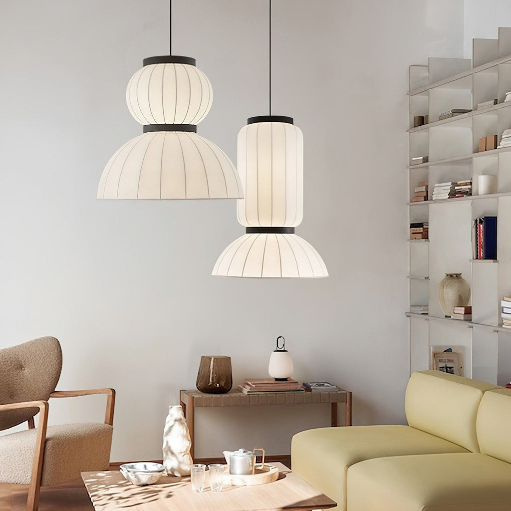 Mulberry Silk Lantern Droplight Pendant Light