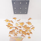 Multicolor Crystal Maple Leaf Electrolier Chandelier