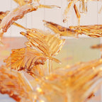 Multicolor Crystal Maple Leaf Electrolier Chandelier