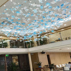 Multicolor Crystal Maple Leaf Electrolier Chandelier