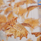 Multicolor Crystal Maple Leaf Electrolier Chandelier