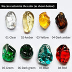 Multicolor Crystal Stone Electrolier Chandelier
