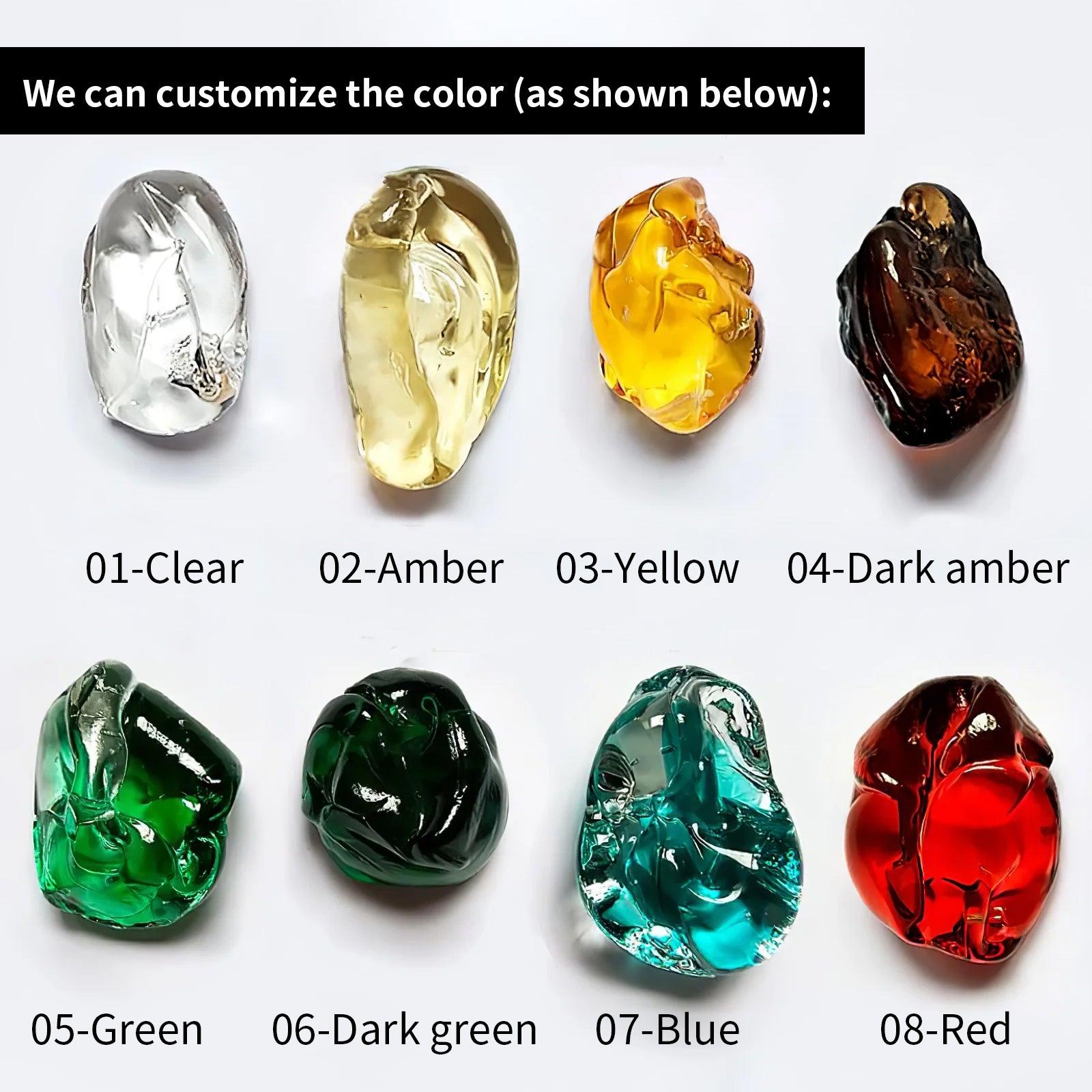 Multicolor Crystal Stone Electrolier Chandelier