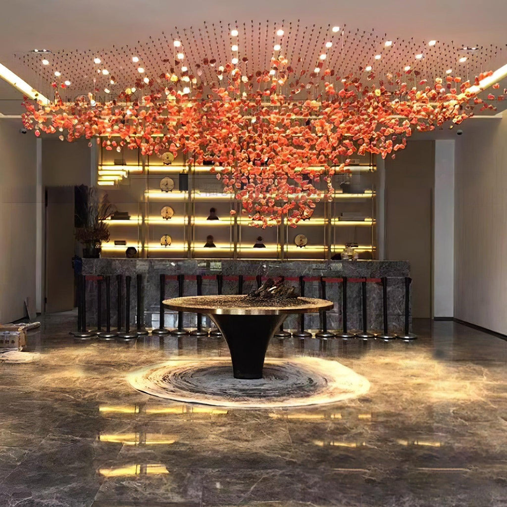 Multicolor Crystal Stone Electrolier Chandelier