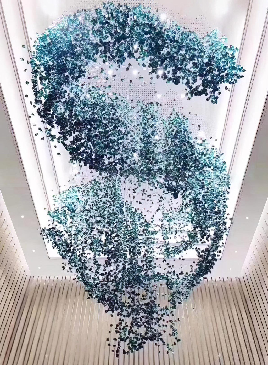Multicolor Crystal Stone Electrolier Chandelier