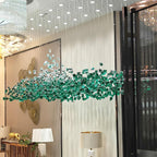 Multicolor Crystal Stone Electrolier Chandelier