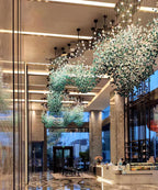 Multicolor Crystal Stone Electrolier Chandelier