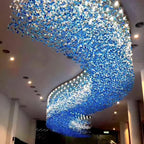 Multicolor Crystal Stone Electrolier Chandelier