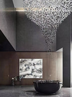 Multicolor Crystal Stone Electrolier Chandelier