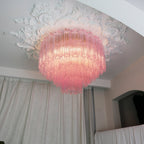 Murano Pink Glass Ceiling light Ceiling Light