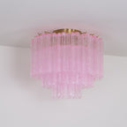 Murano Pink Glass Ceiling light Ceiling Light