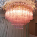 Murano Pink Glass Ceiling light Ceiling Light