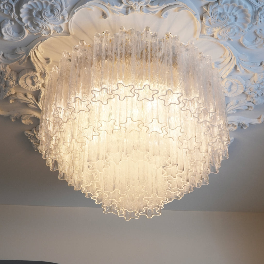 Murano Pink Glass Ceiling light Ceiling Light