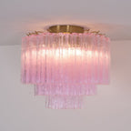 Murano Pink Glass Ceiling light Ceiling Light