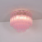 Murano Pink Glass Ceiling light Ceiling Light