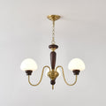 Mushroom Cap Gasolier Chandelier