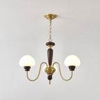 Mushroom Cap Gasolier Chandelier