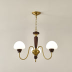 Mushroom Cap Gasolier Chandelier