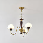 Mushroom Cap Gasolier Chandelier