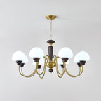 Mushroom Cap Gasolier Chandelier