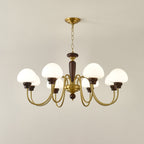 Mushroom Cap Gasolier Chandelier