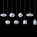 Bubble Mulberry Silk Pendant Lamp