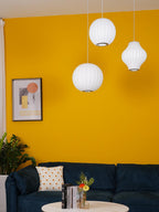 Bubble Mulberry Silk Pendant Lamp