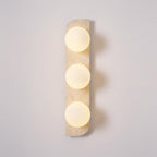 Elysian Travertine Plug-in Wall Light