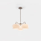 Nickel Glass Persimmon Ceiling fixture Chandelier