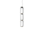 Cylindrical Glass Pendant Light