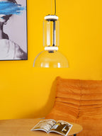 Cylindrical Glass Pendant Light