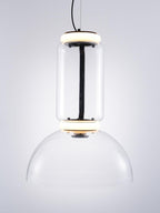 Cylindrical Glass Pendant Light