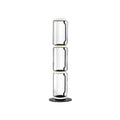 Bamboo Glass Floor Lamp