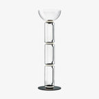 Bamboo Glass Floor Lamp