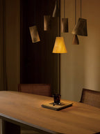 Nordic Tilted Wood Pendant Light