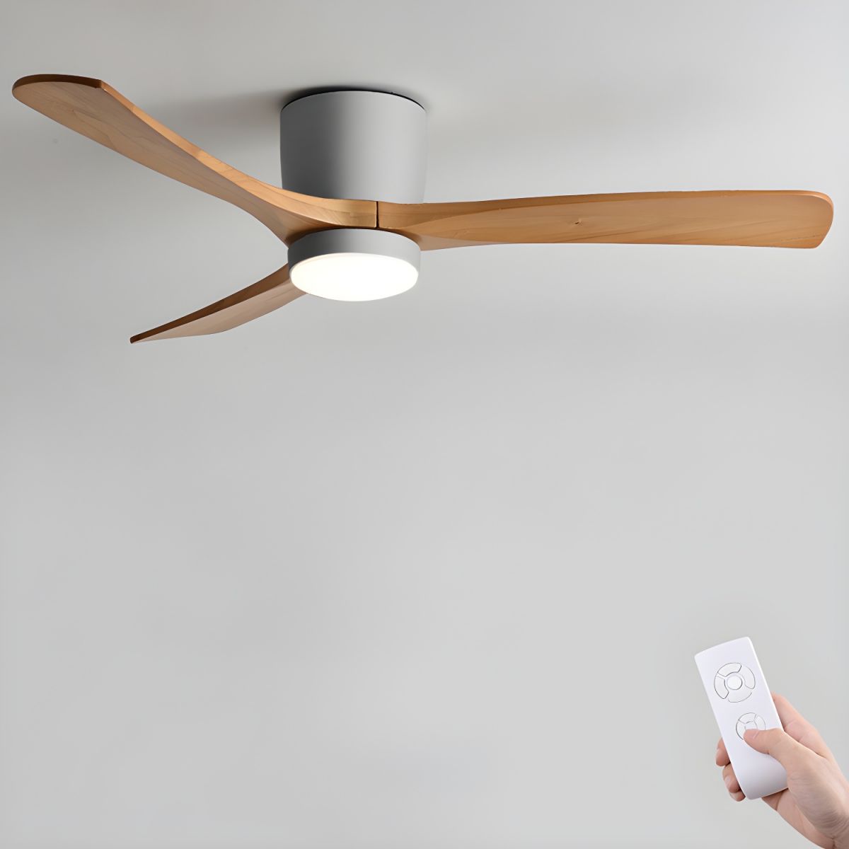 Nordic Wooden 42"/48" Ceiling fixture Ceiling Fan Light