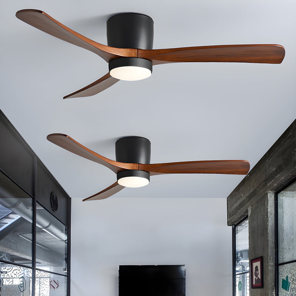 Nordic Wooden 42"/48"/52" Ceiling Fan Light