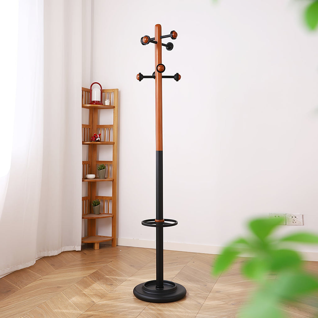 Nordic Wooden Coat Rack