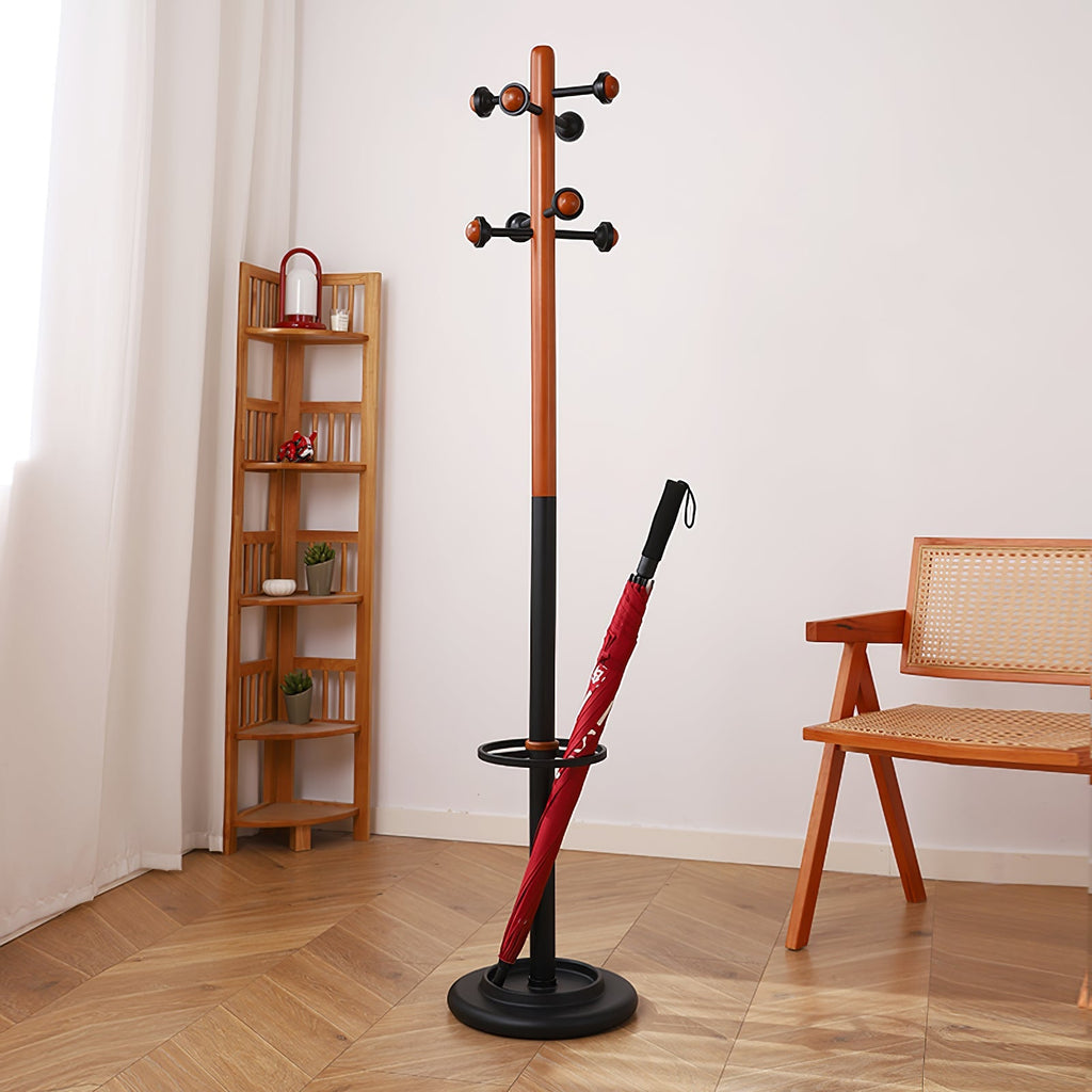 Nordic Wooden Coat Rack