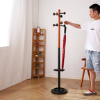 Nordic Wooden Coat Rack