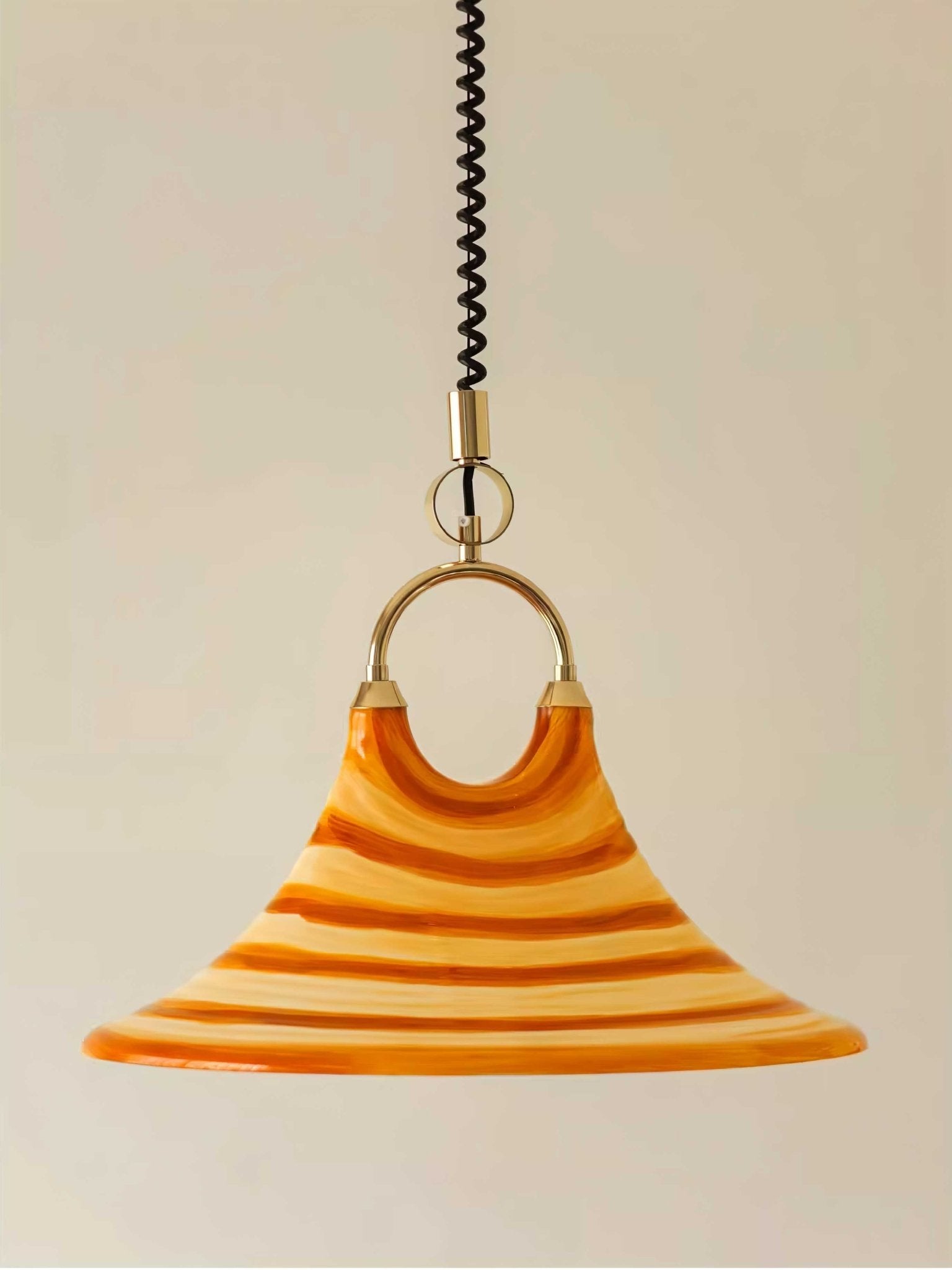 Solari Swirl Glass Pendant Light