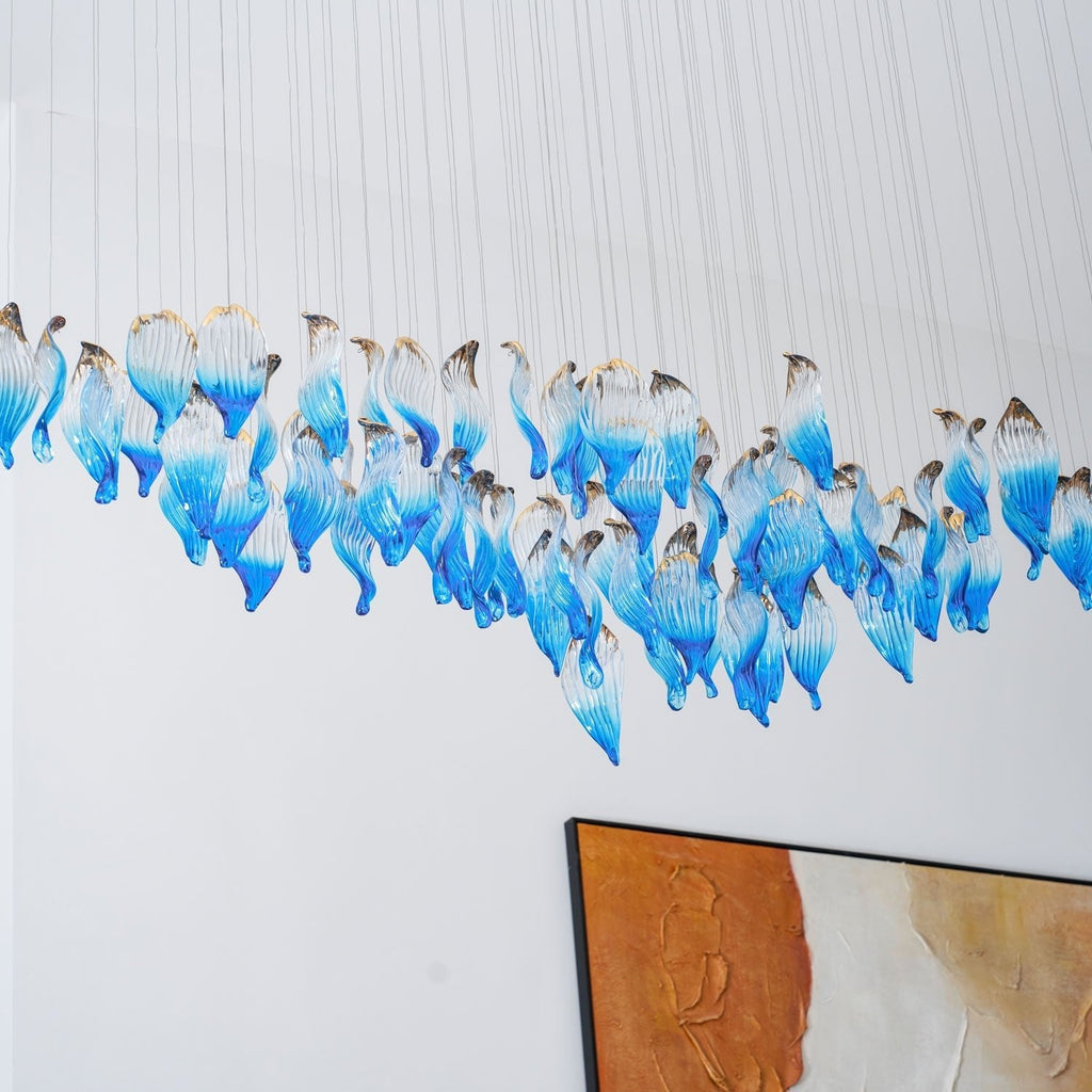 Ocean Drift Blown Glass Customize Chandelier